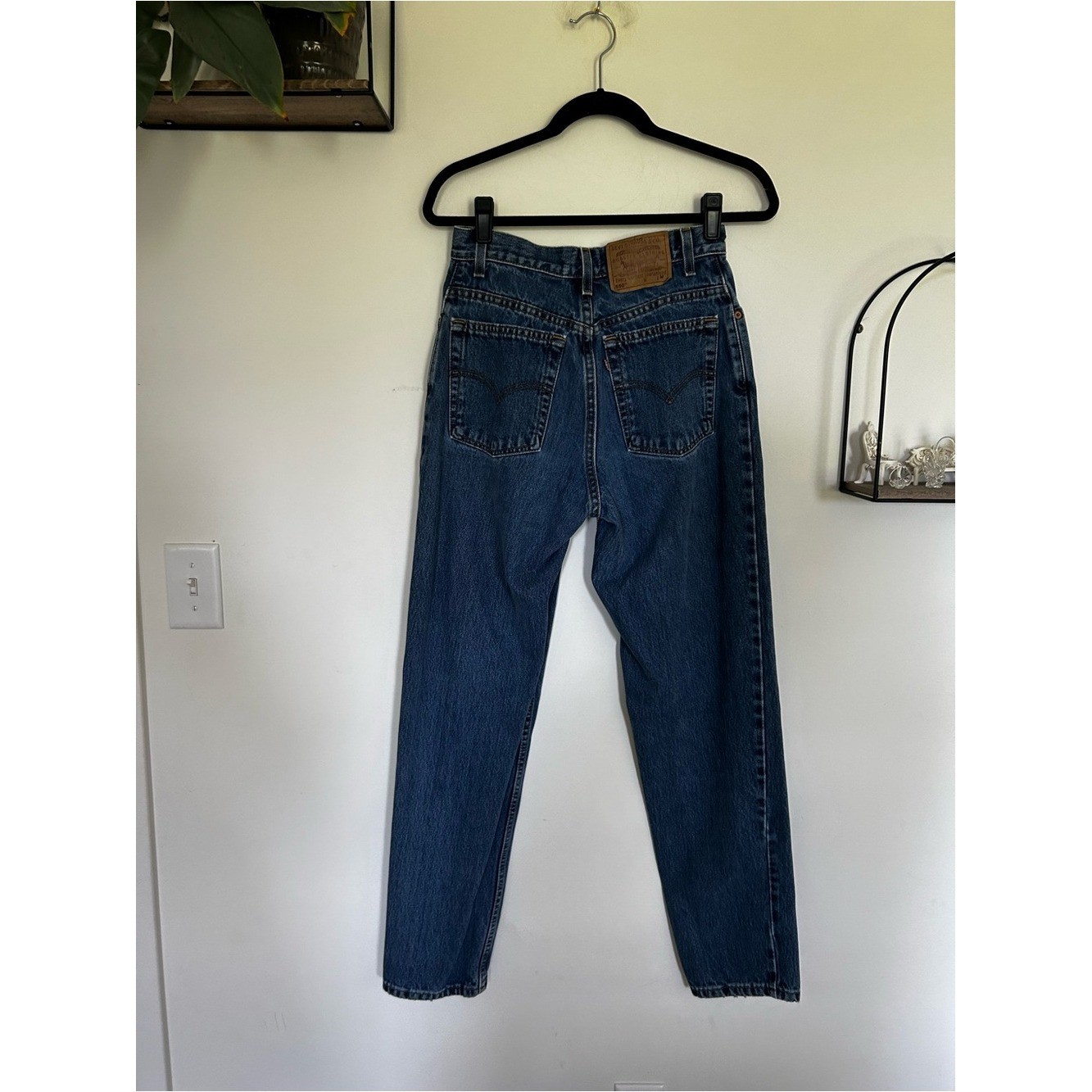 Vintage Levi&rsquo;s 1999 90&rsquo;s 550 Relaxed Fit Tapered Leg Size 8 Regular