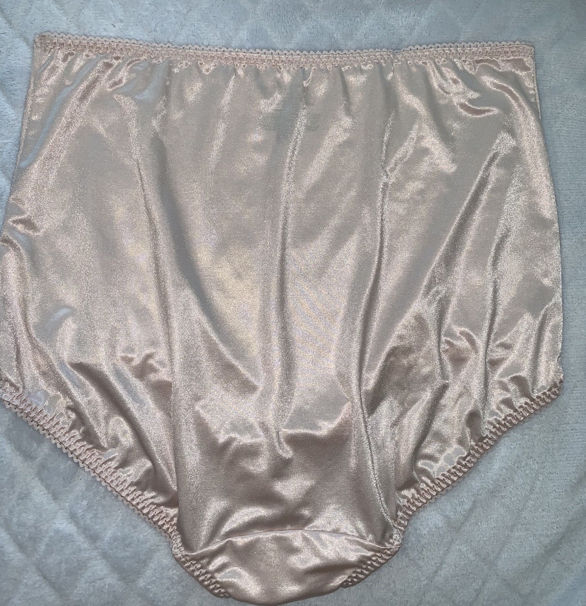 NEW Stretch Satin Girdle Panty Shaper 3X Vanity Fair Brief Panties sz 10
