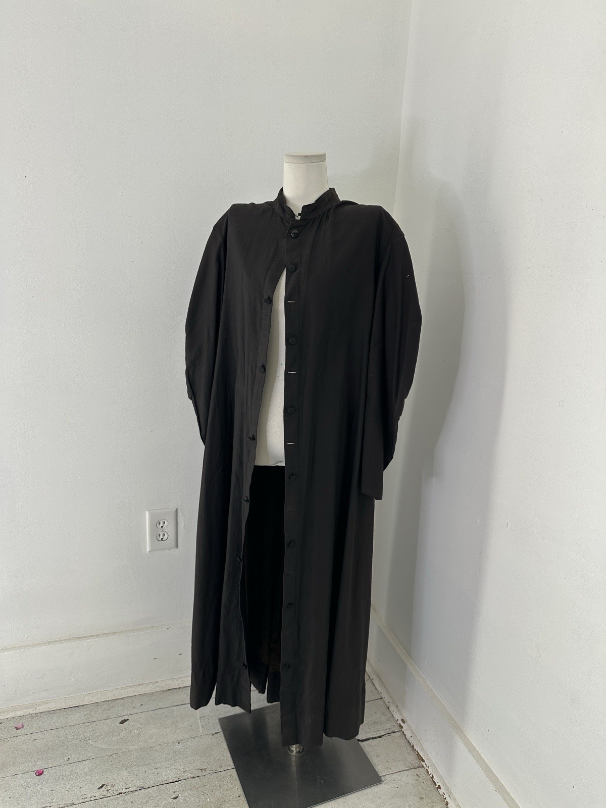 Antique Cotton Choir Duster Button Up Robe