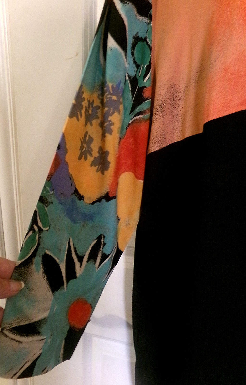 VINTAGE SHARON ANTHONY WOMAN RAYON DRESS/ORIENTAL – See Description for Size