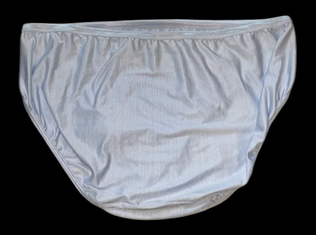 Vanity Fair Supreme Stretch Blue High Waisted Shiny Silky Panties 11/4XL NWT