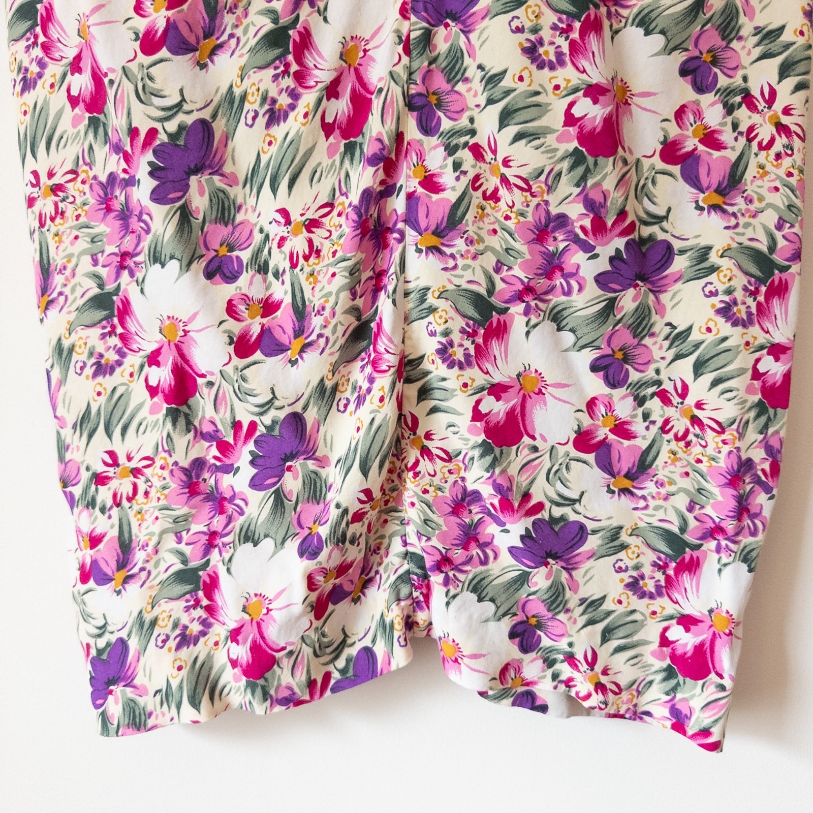 VTG 80&rsquo;s David Benjamin Cottagecore Feminine Romantic Floral Midi Dress Size S