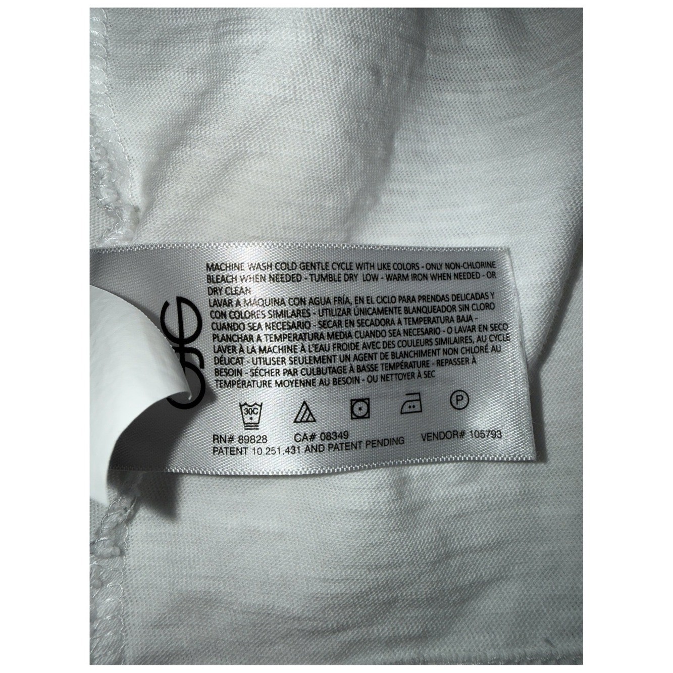 Gloria Vanderbilt – White Button-Front Cotton Shirt – Size 3X