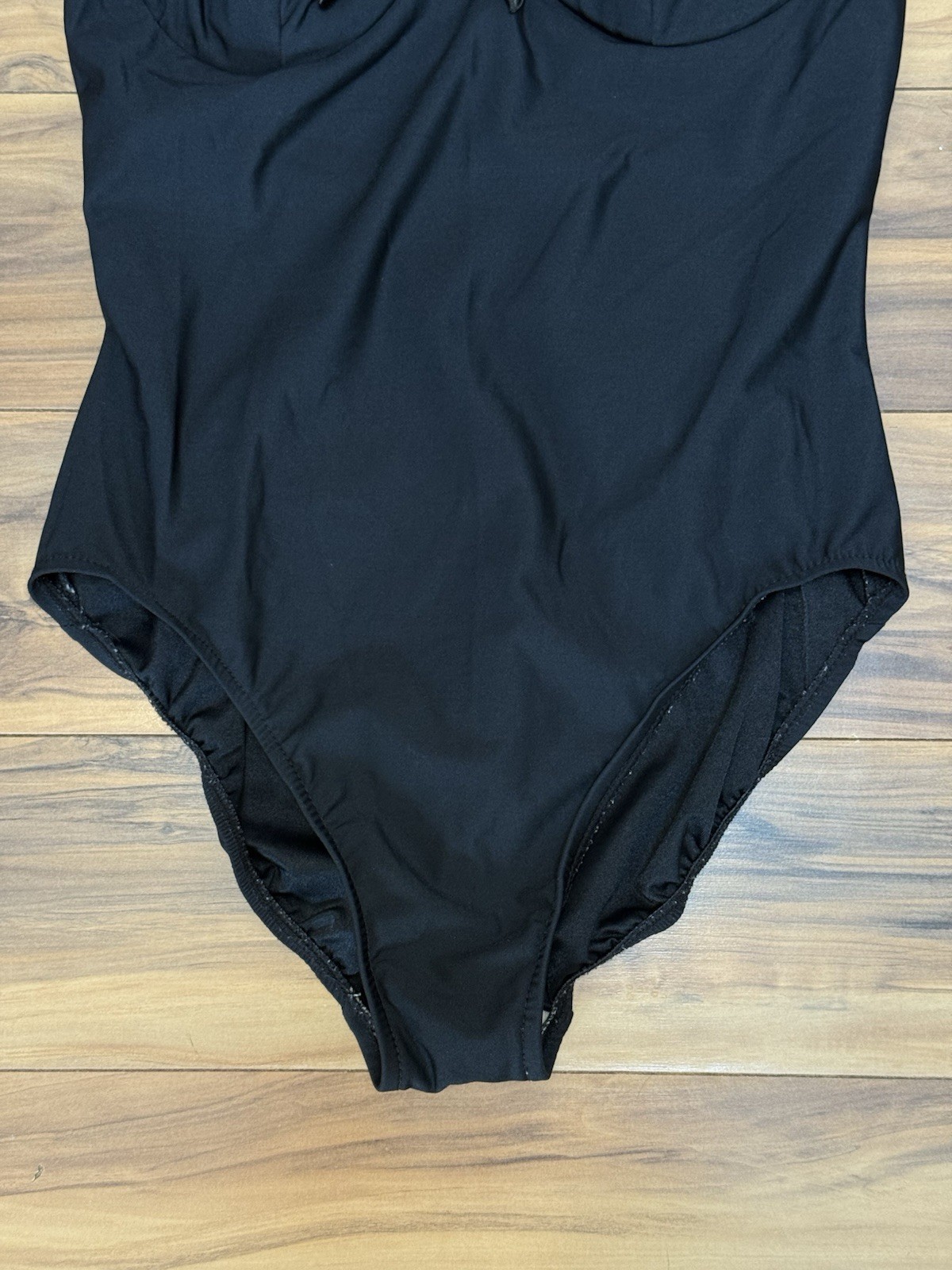 Vtg Miraclesuit One Piece Bathing Swim Suit 50s 60s Style IGLWU Black Pinup M/14