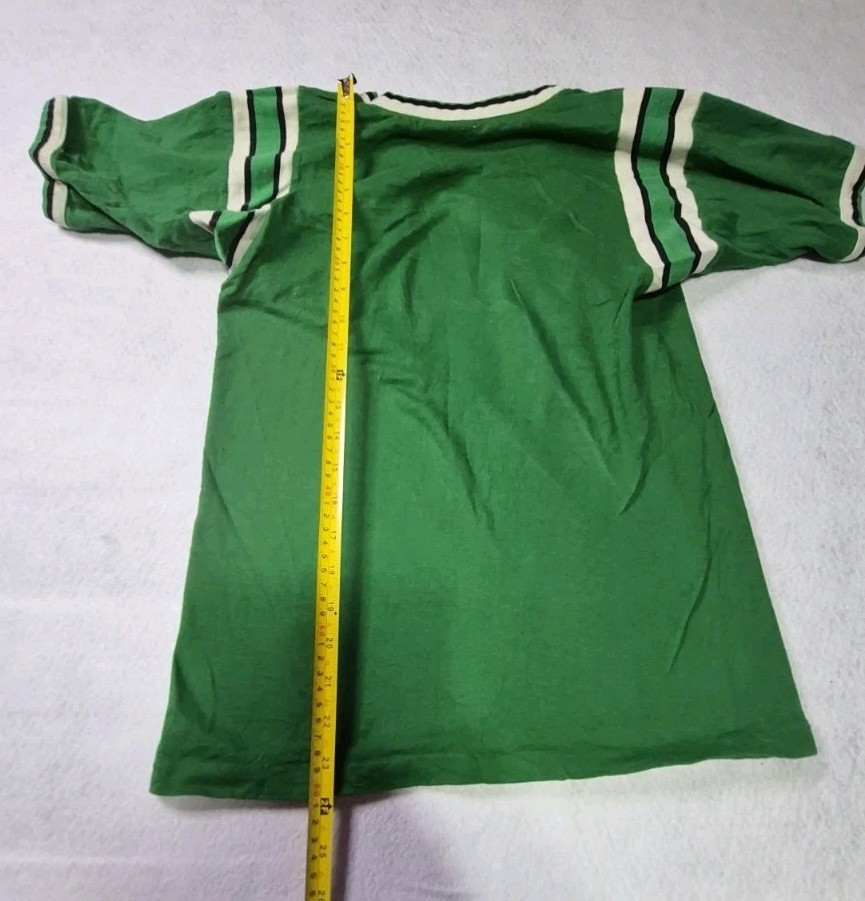 Vtg 80&rsquo;s Eastern Michigan University Jersey Style T Shirt Brand Wolf & Sons Sz S