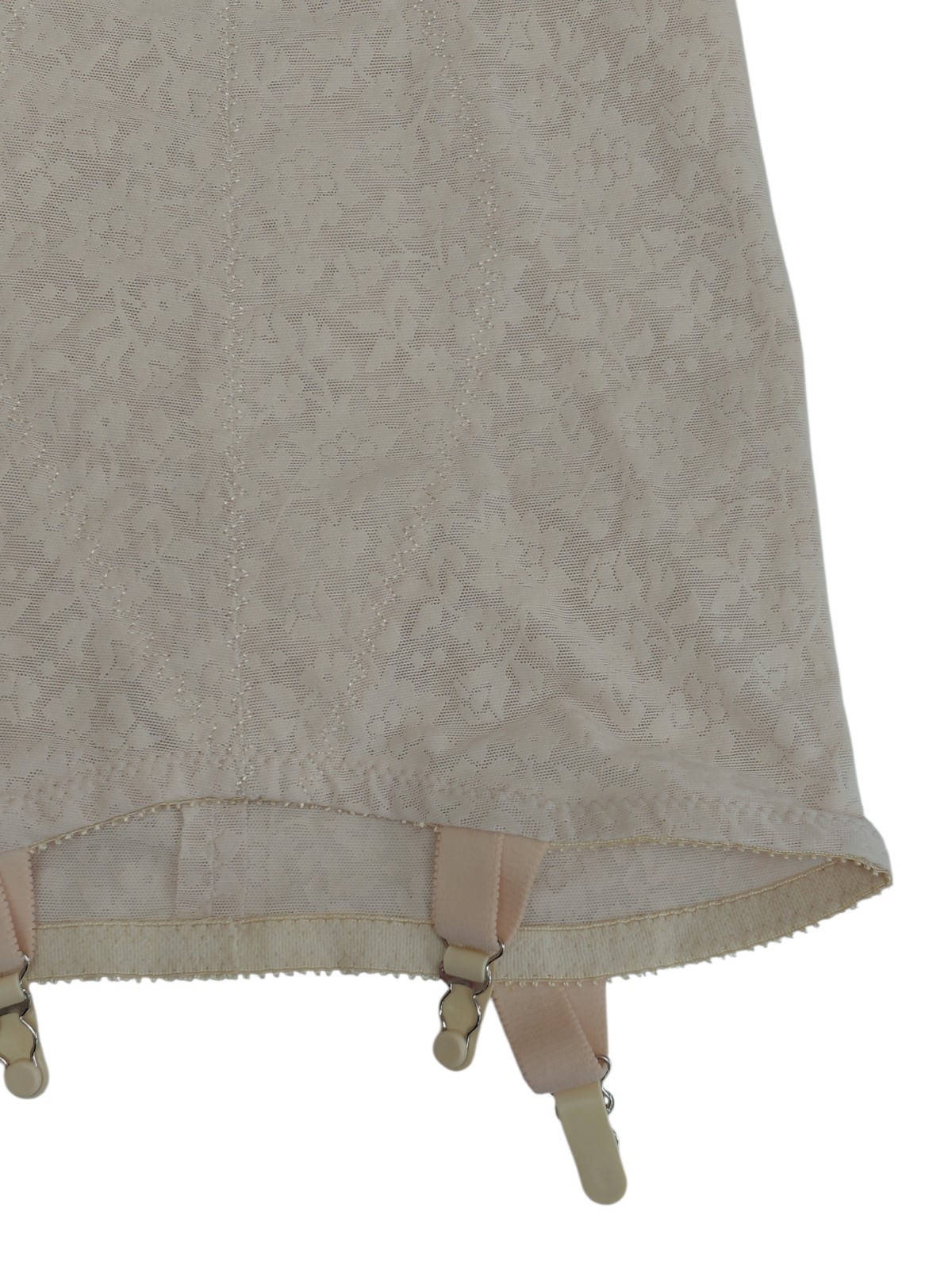 Vintage Crown-nette Open Bottom Girdle With Garter Size L
