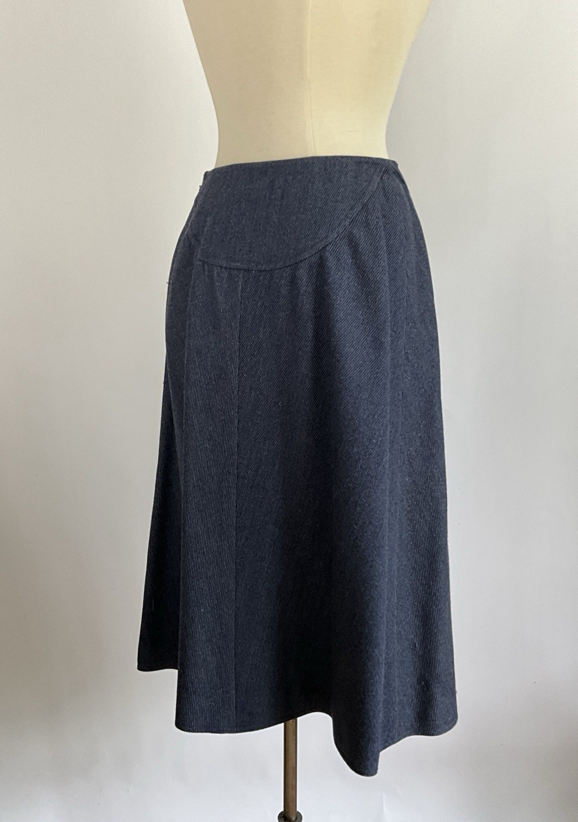 Vintage c.1970 Courreges Hyperbole Bomber Jacket and Skirt with Faux Shearling