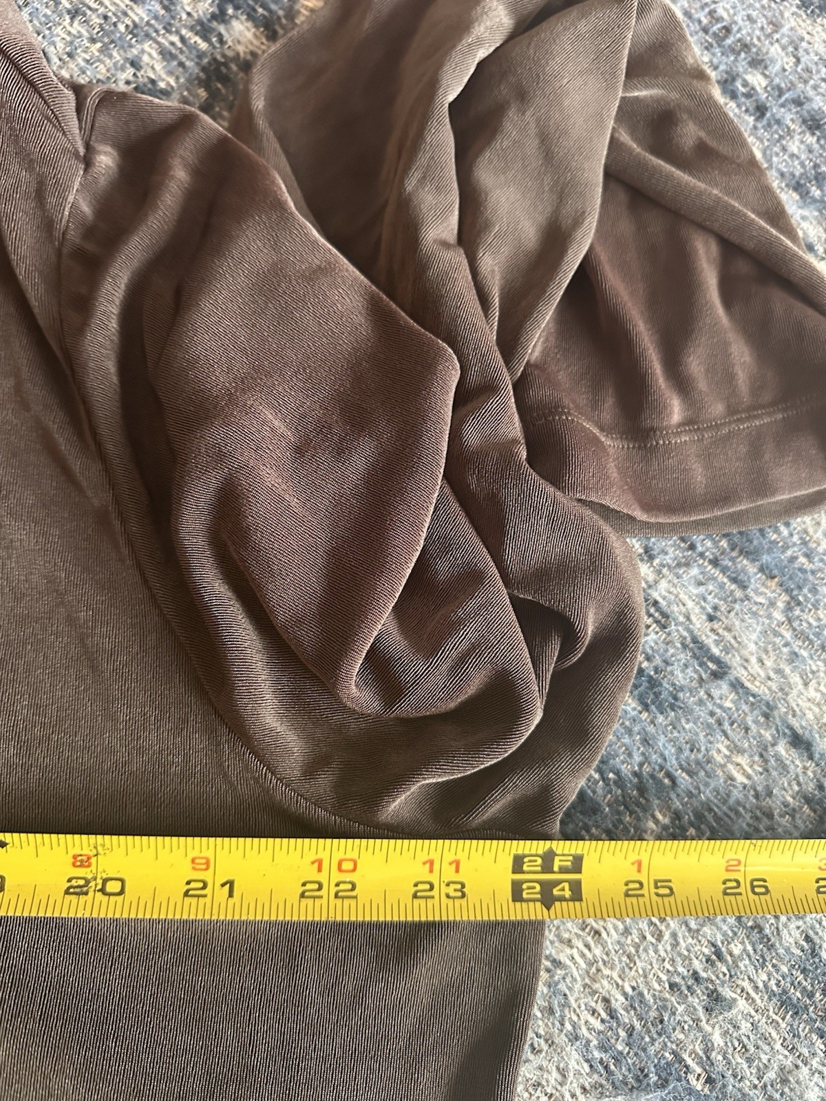 Brown Twinset Buttoned Tunic Top W/Tank Jersey Knit By UNITS Vintage Size 2X