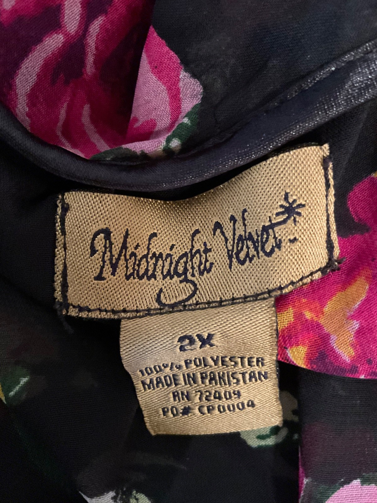 Vintage Ruffled Hem Long Maxi Sheer Floral Robe Size 2X