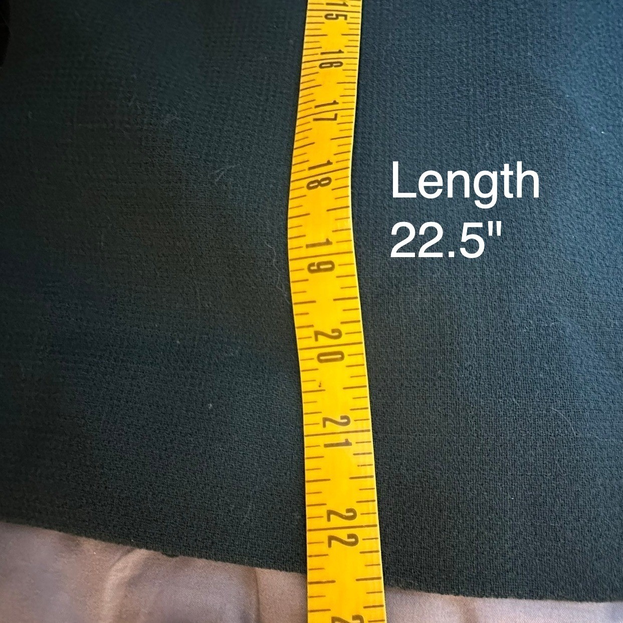Escada Margaretha Ley Vintage Forest Green Pure New Wool Pencil Skirt 38 Classic
