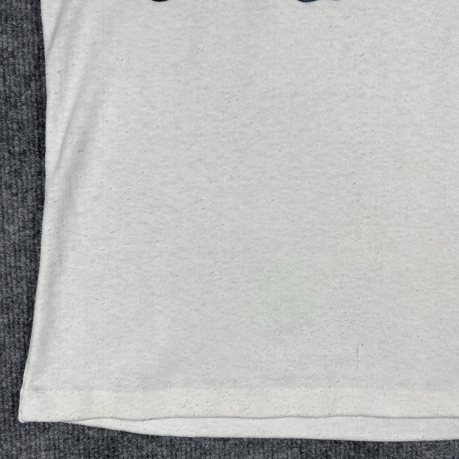 VINTAGE 70s Levis Cowboy Choice T Shirt Womens L Baby Tee Ringer Promo 501 Big E