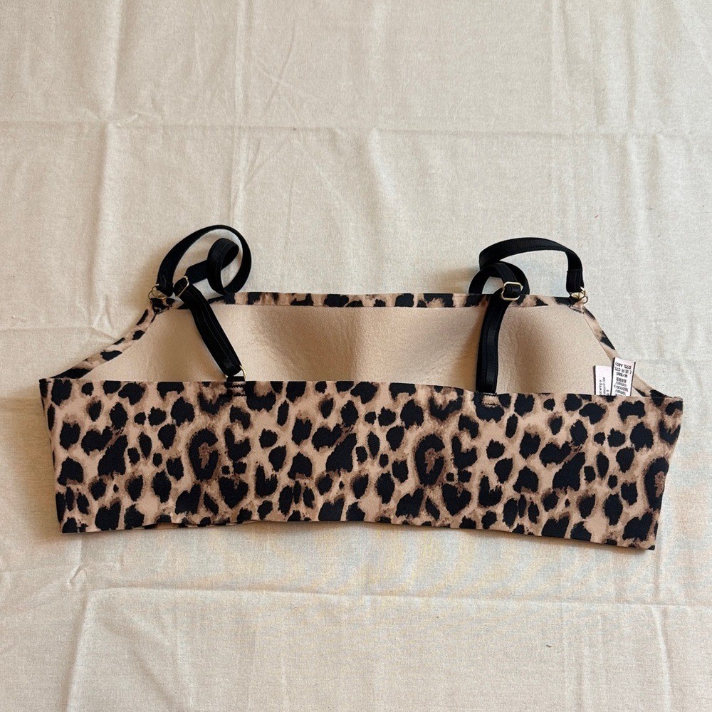 Victoria&rsquo;s Secret Lined No-Wire Leopard Print Women&rsquo;s Bralette Size Medium