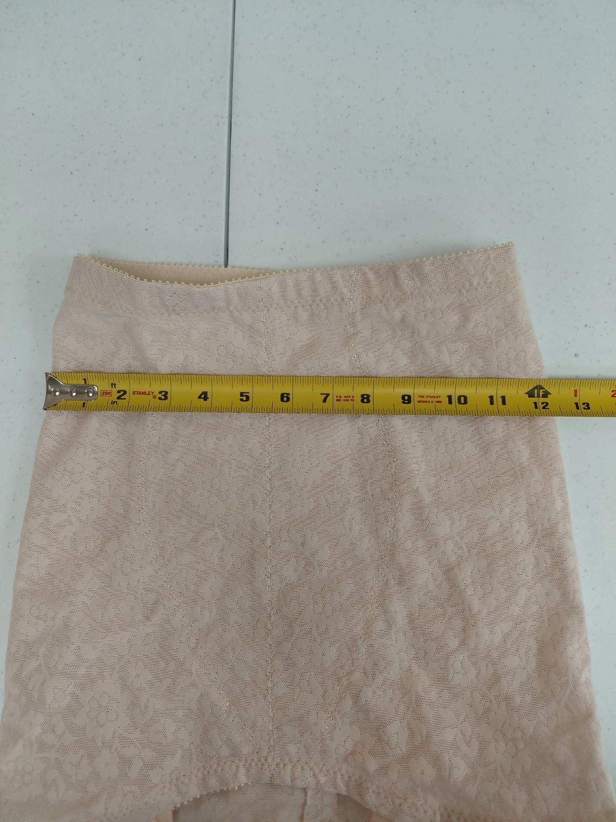 Vintage Crown-nette Open Bottom Girdle With Garter Size L
