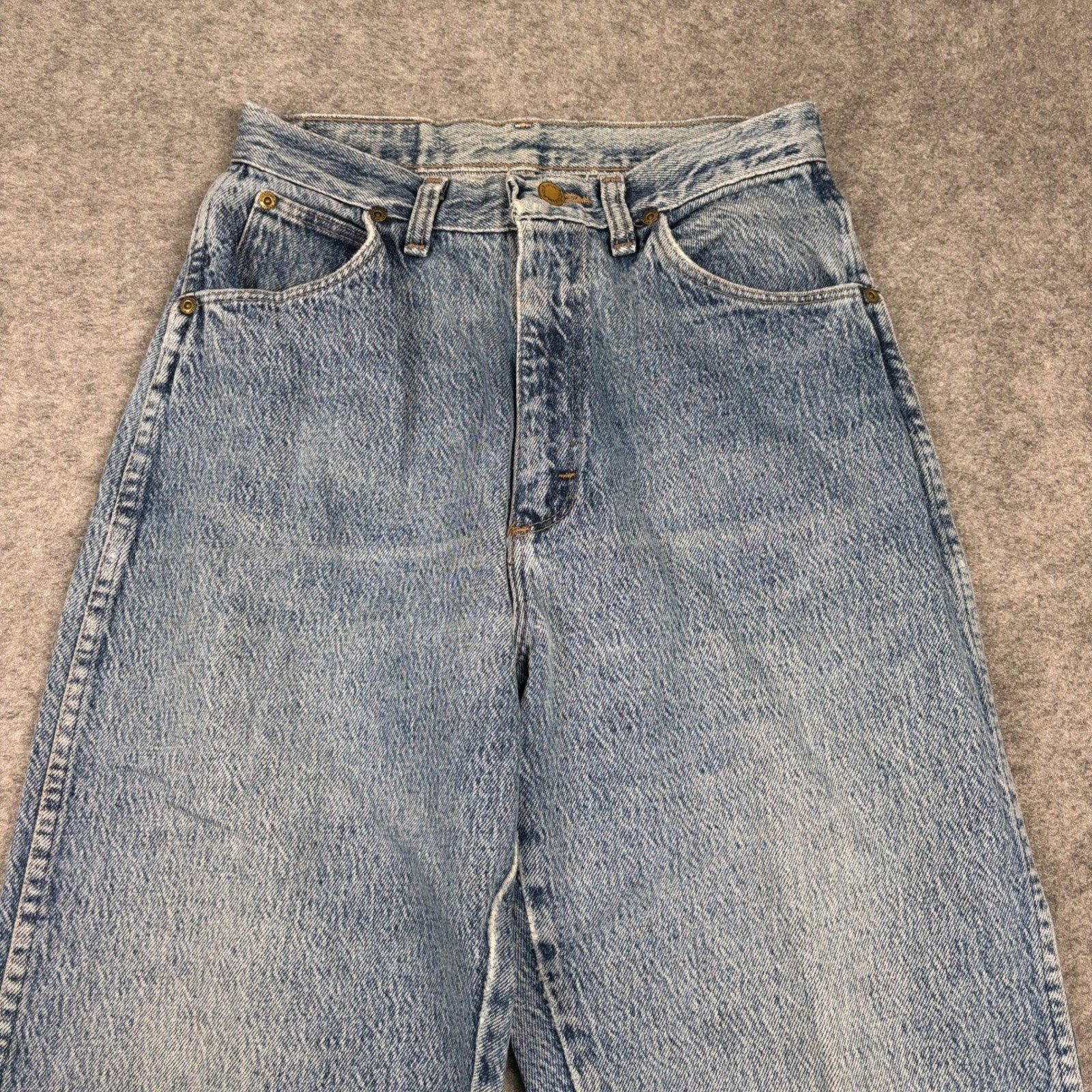 90s Wrangler Jeans Womens 11 Vintage 915MT Acid Wash Western Denim Made in USA