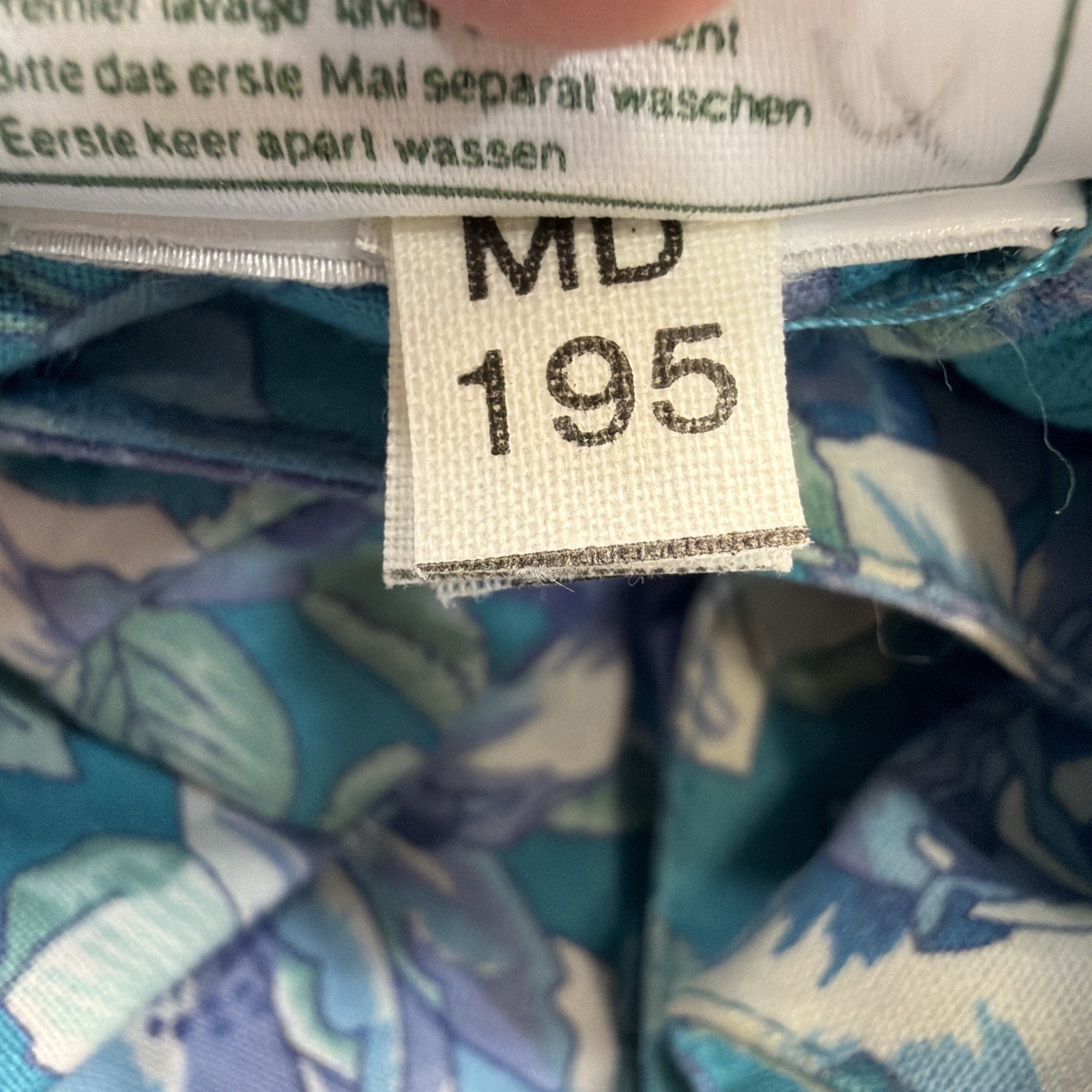 Vtg Laura Ashley Dress Medium Strapless Ruffle Tiers 90s Floral Blue Cottagecore