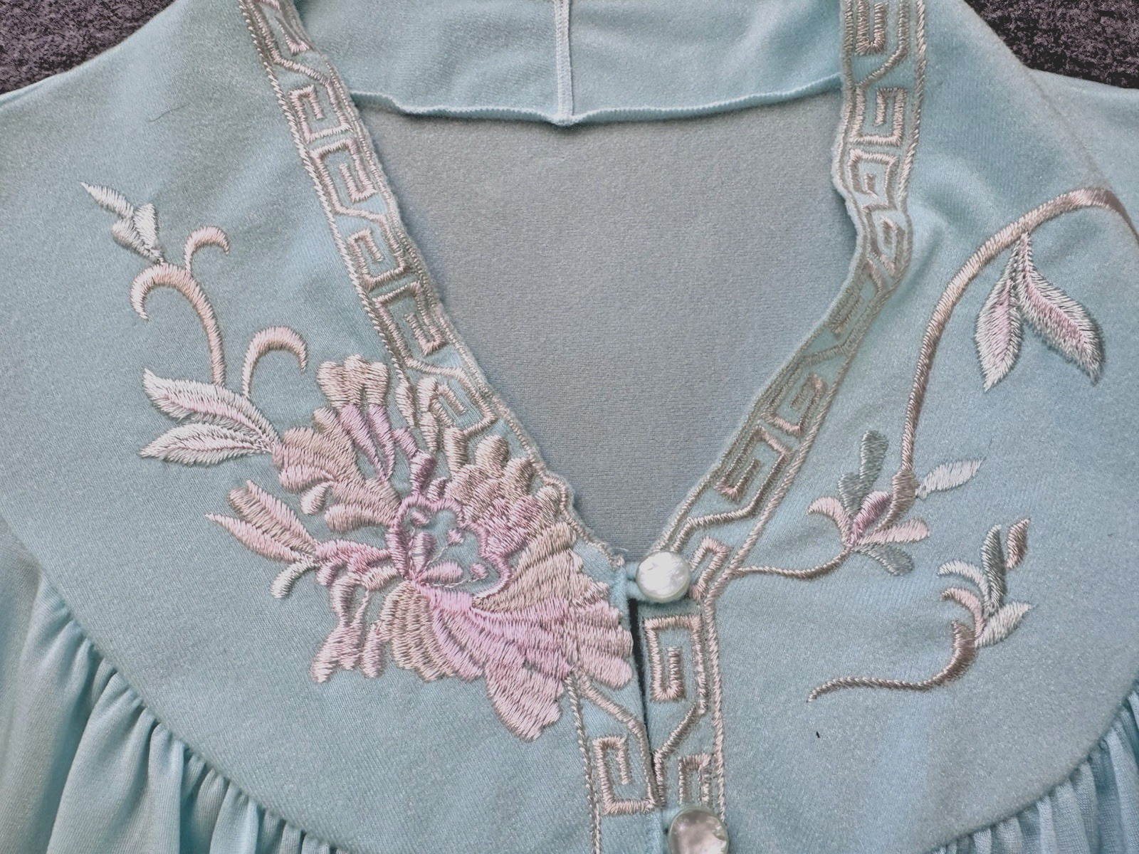 Vtg SHADOWLINE Bed Jacket Robe Cottagecore, Embroidery, Sz S/M, NOS w/Tag 90&rsquo;s