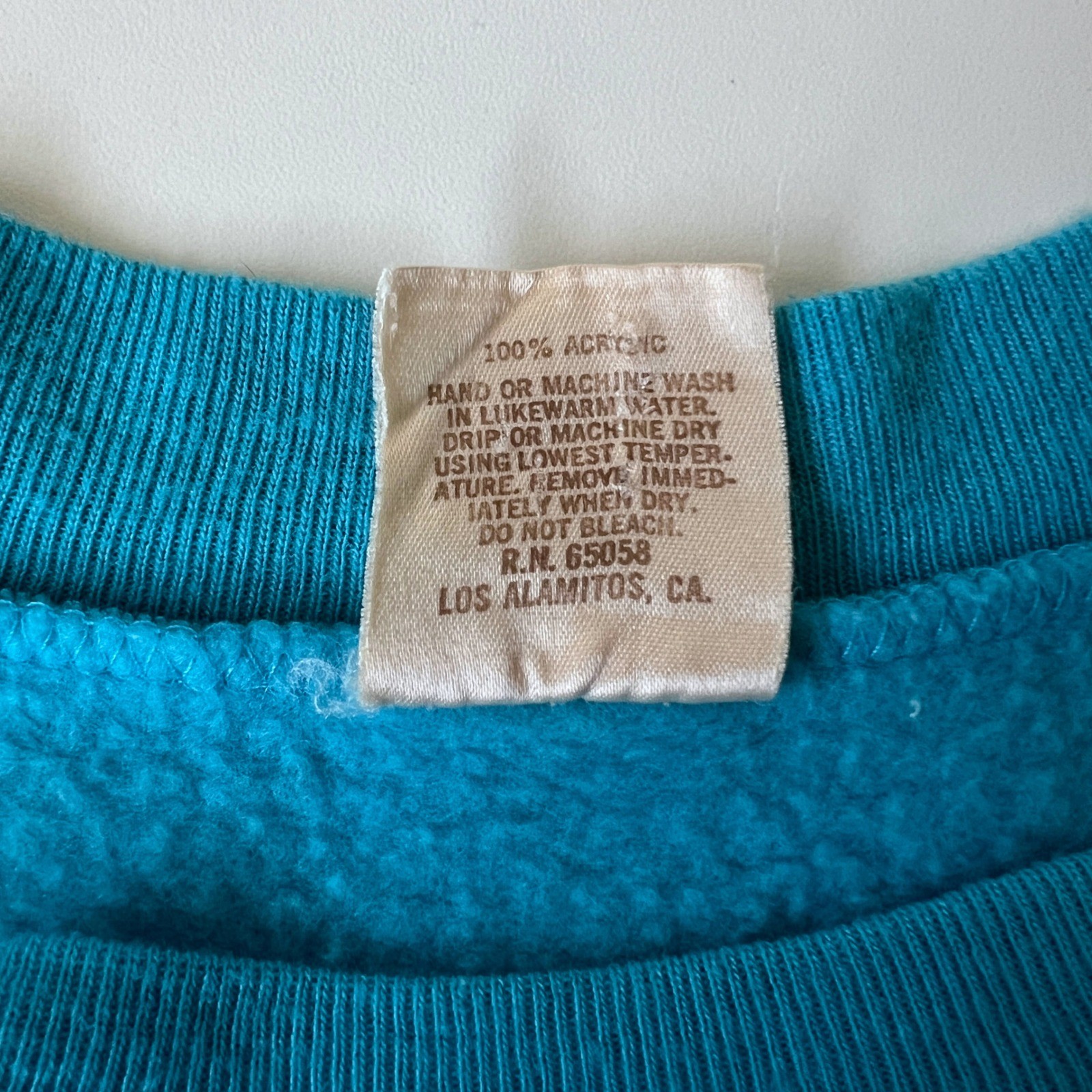 Vintage Park City Utah Teal Graphic Sweatshirt Fleece Lined Crewneck Size Large