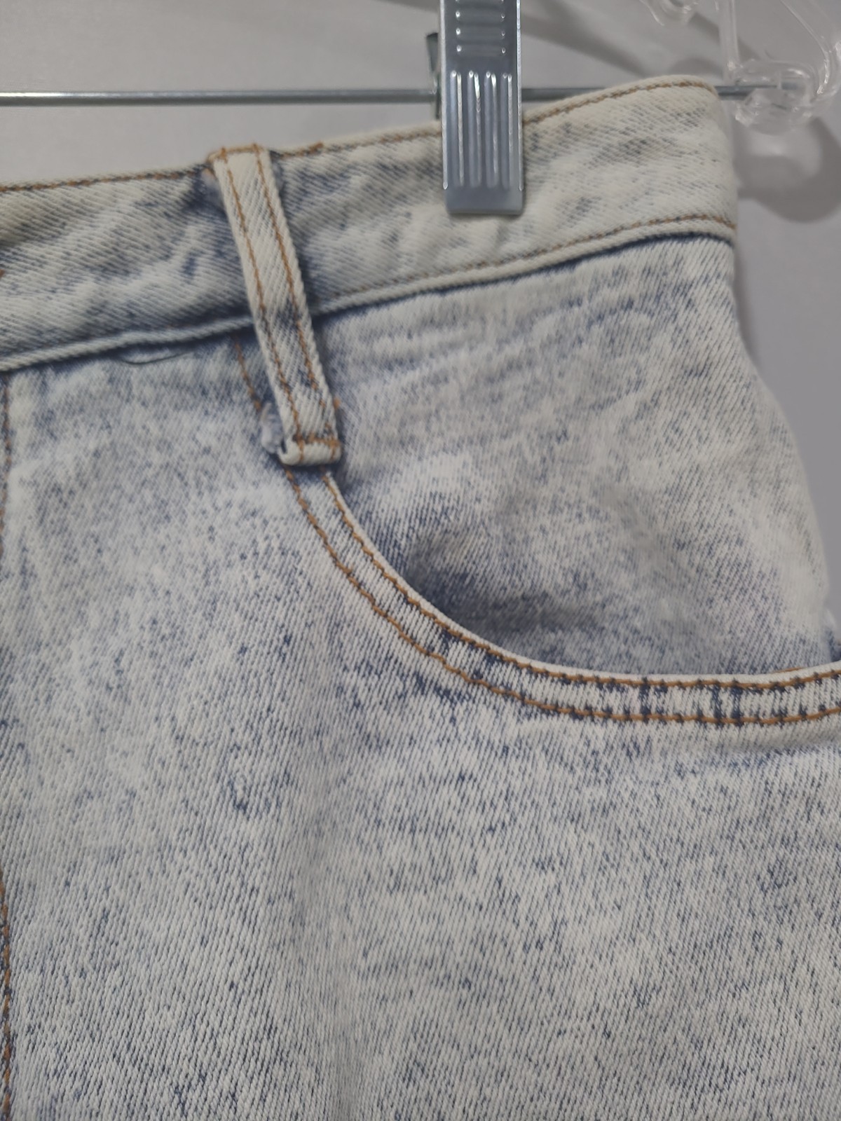 Vintage Golden Star High Rise Acid W Jean Shorts Junior 13/14 Lace Heart Inserts