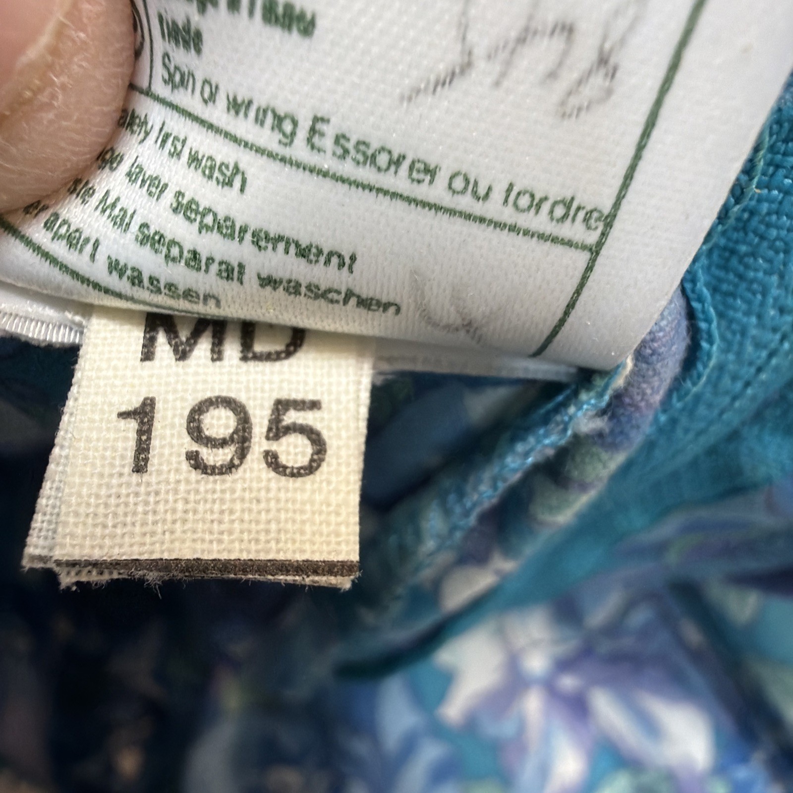 Vtg Laura Ashley Dress Medium Strapless Ruffle Tiers 90s Floral Blue Cottagecore