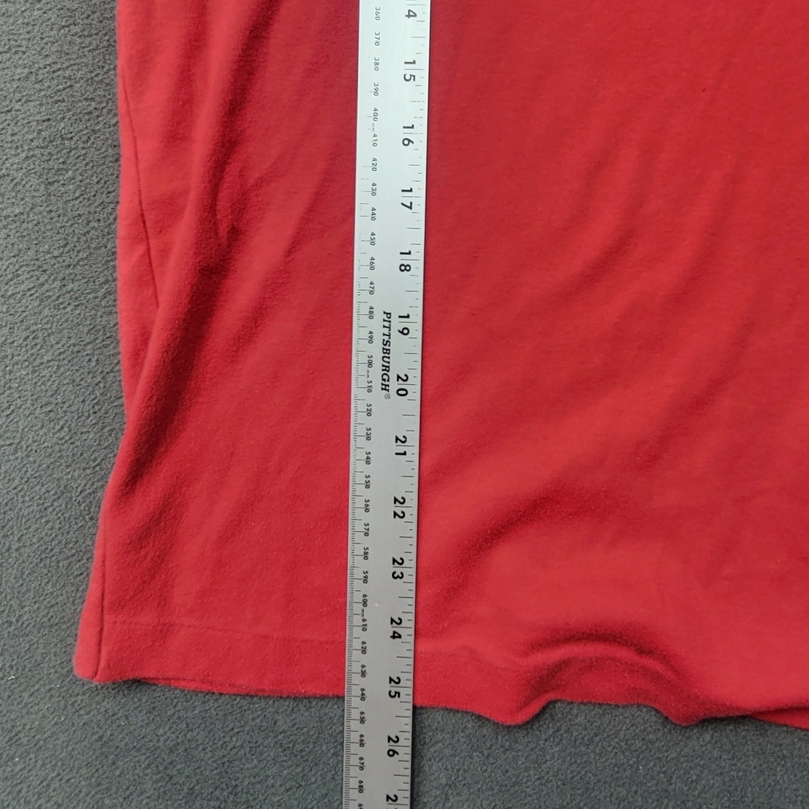 EUC LL Bean Turtleneck Women-Medium-Tall Red Long lSeeve Cotton Vintage Classic