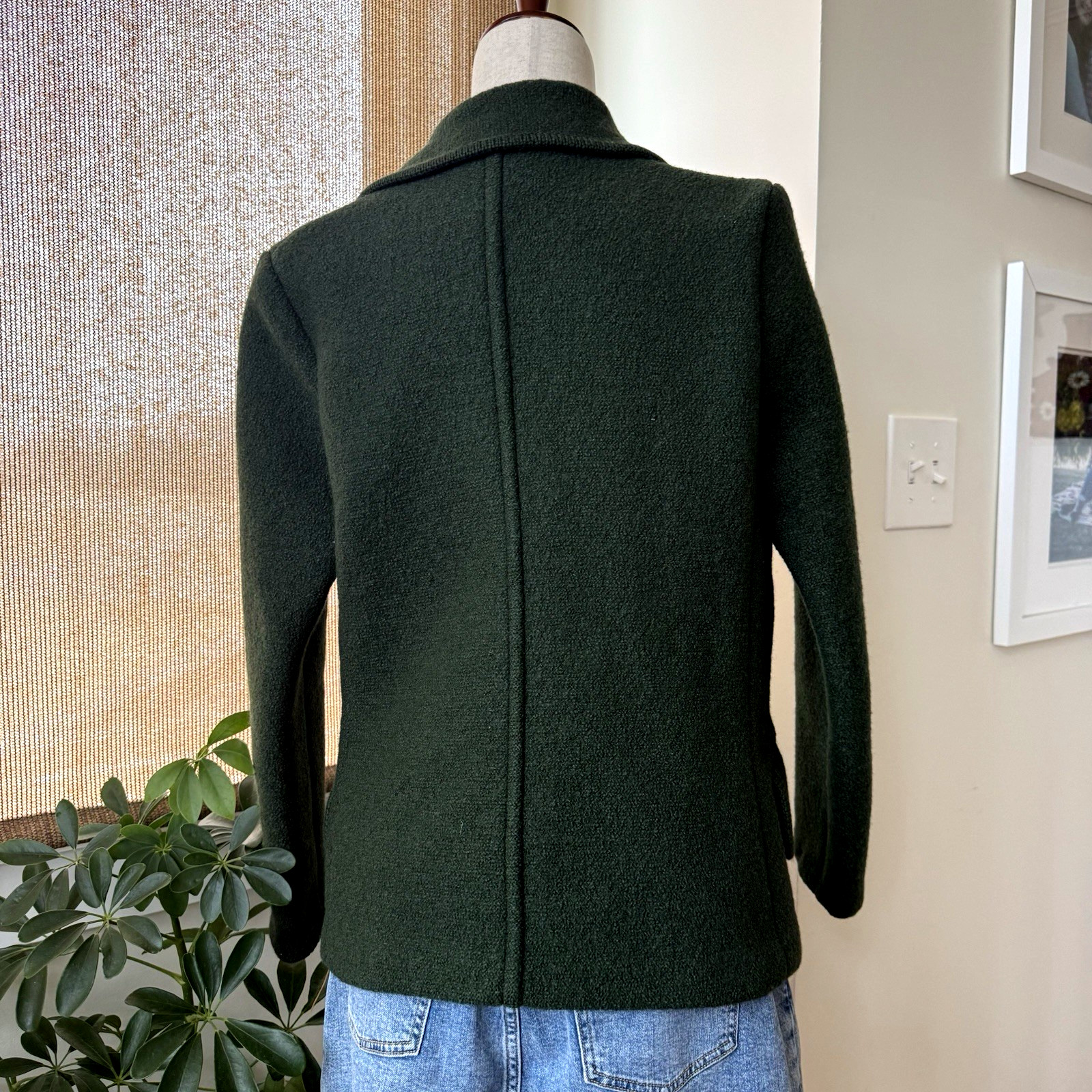 Vintage Salzburger Shetland Wool Jacket Women&rsquo;s Large Austria Hunter Green