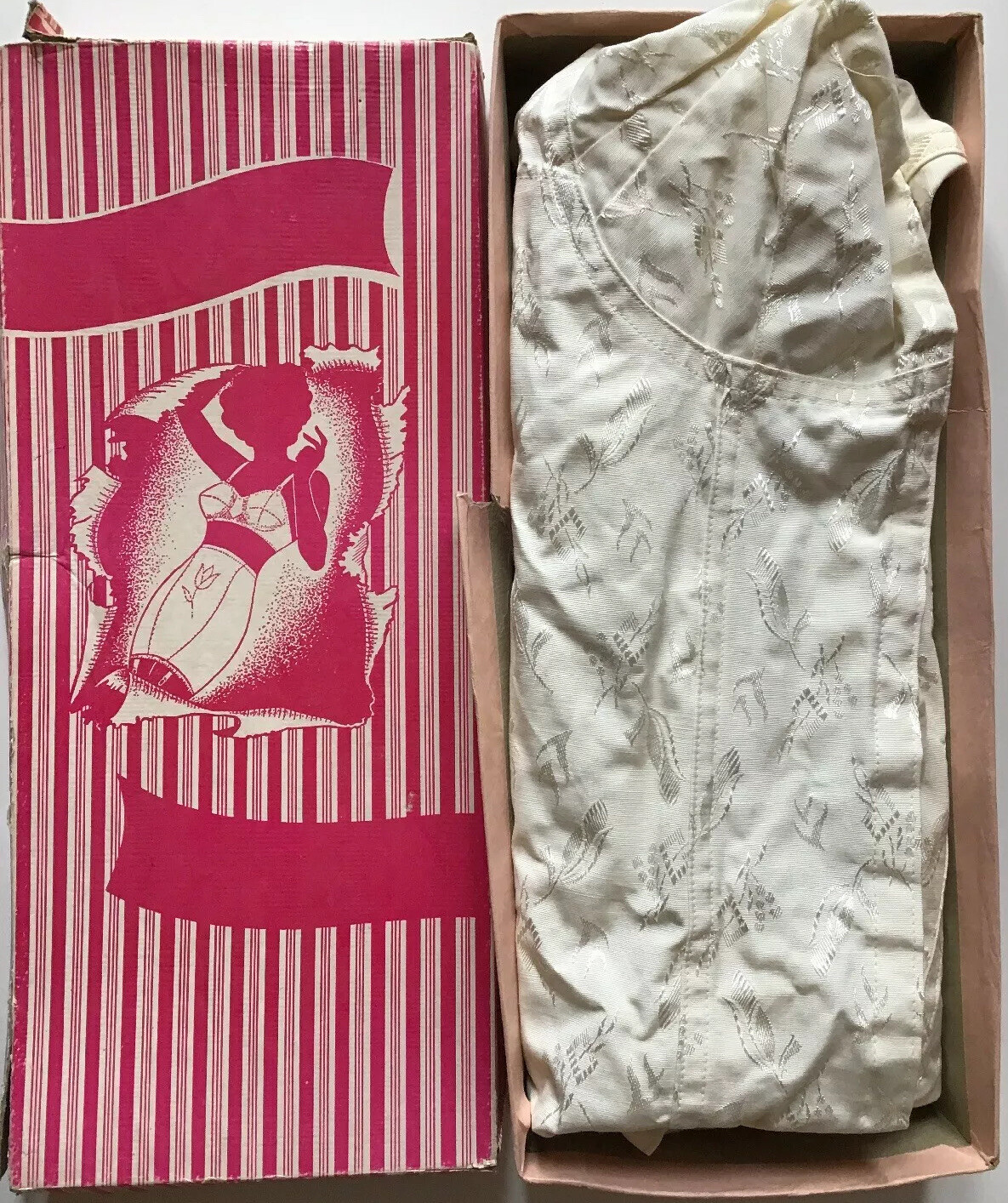 Vintage Magic Charm Garter Girdle Bra Corset NOS 40 In Box NWT