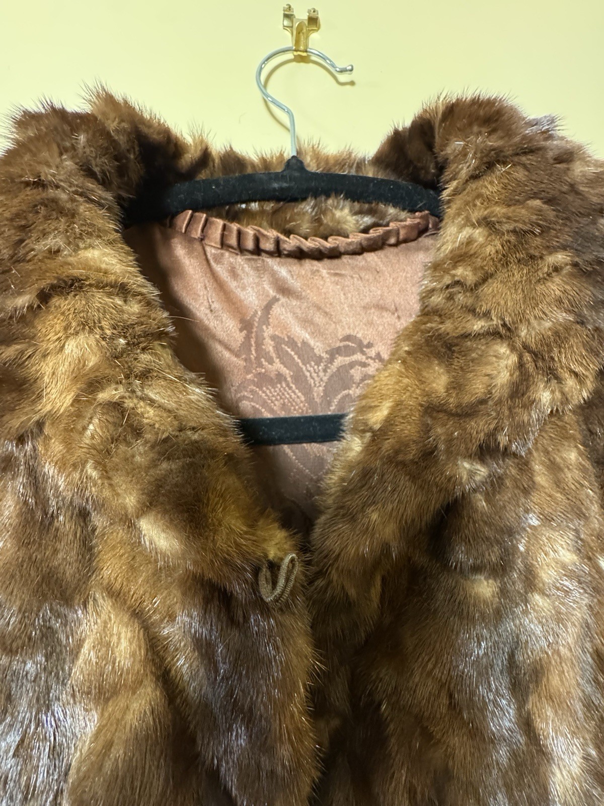 Mink Coat VINTAGE decades old mid Century luxury fashion statement NO RESERVE !