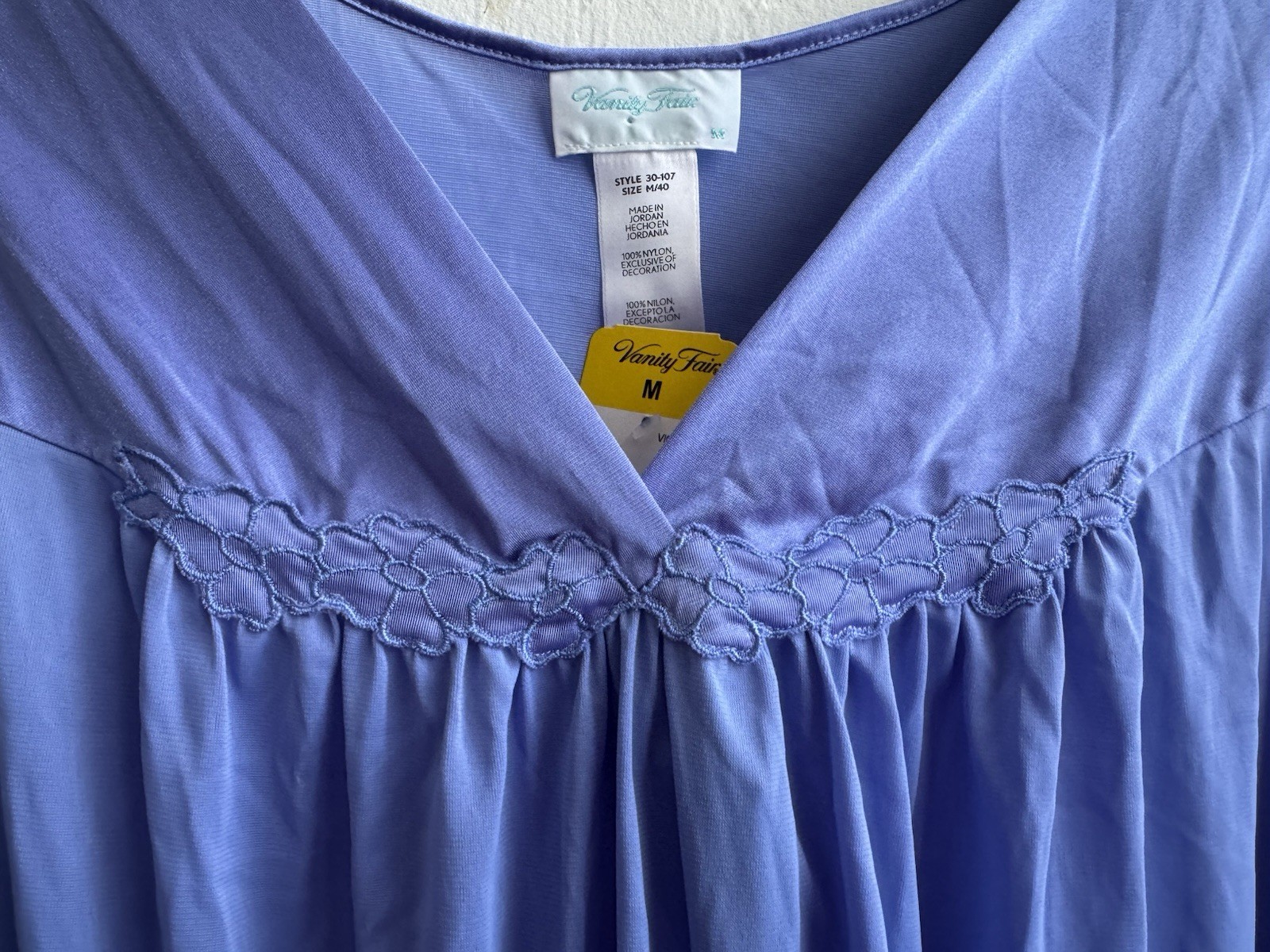Vanity Fair Nylon Nightgown New With Tags
