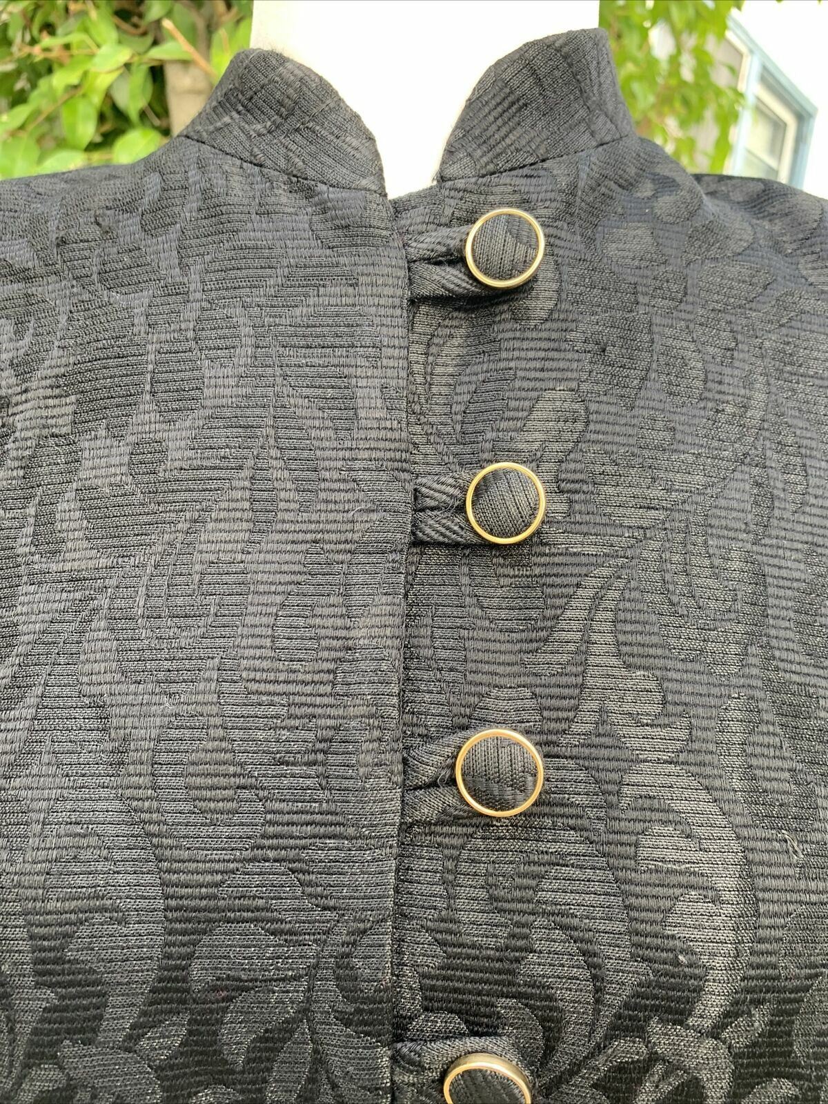 Celine Soria Womens Solid Black Long Sleeve Blazer Jacket 44 Large France