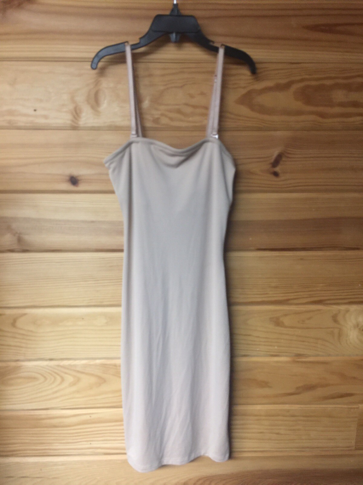 Vassarette Slip Women&rsquo;s Size M Beige Knee Length