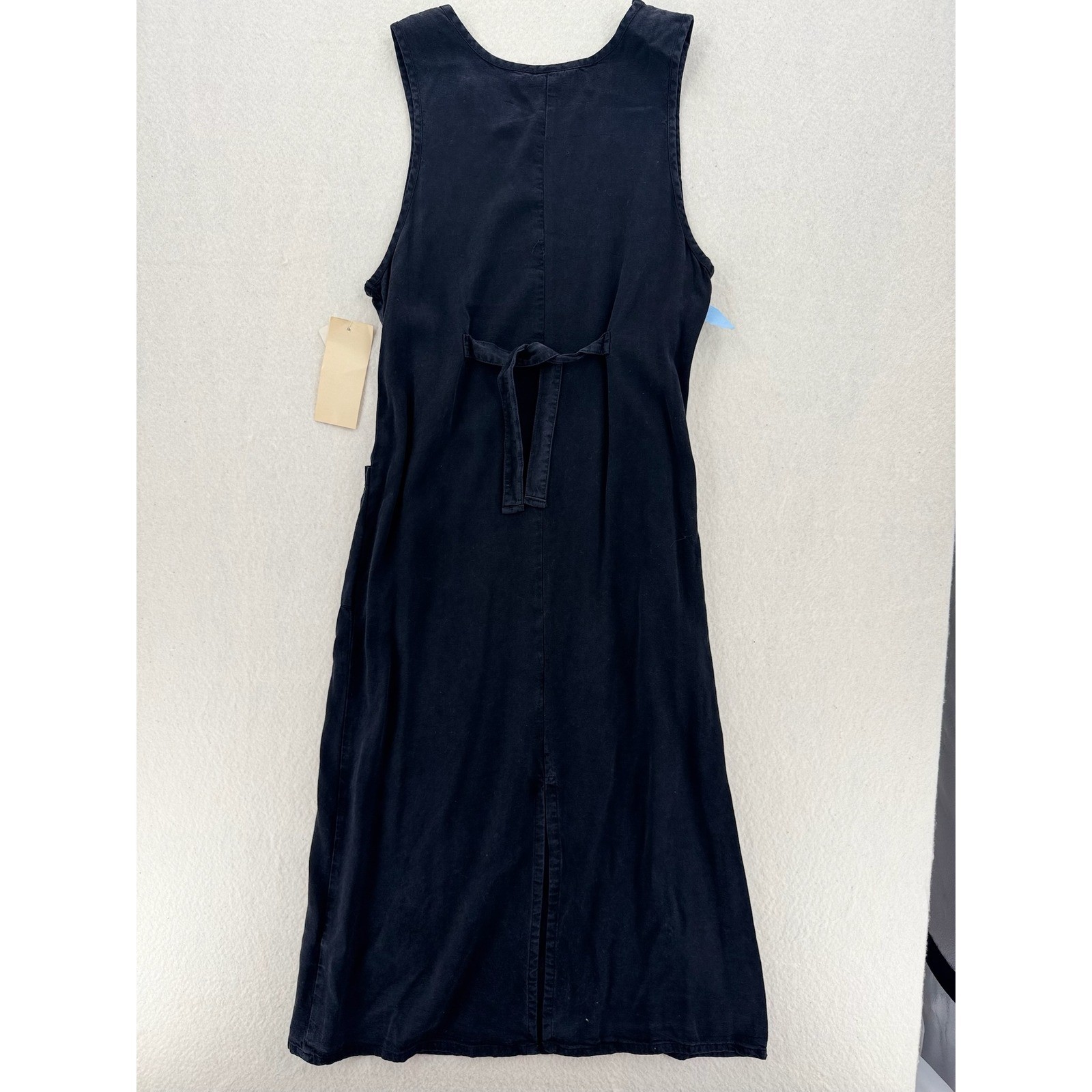 Vintage Cielo by Daniel Black Tencel Midi Dress Petite NWT Utility Gorpcore 90s
