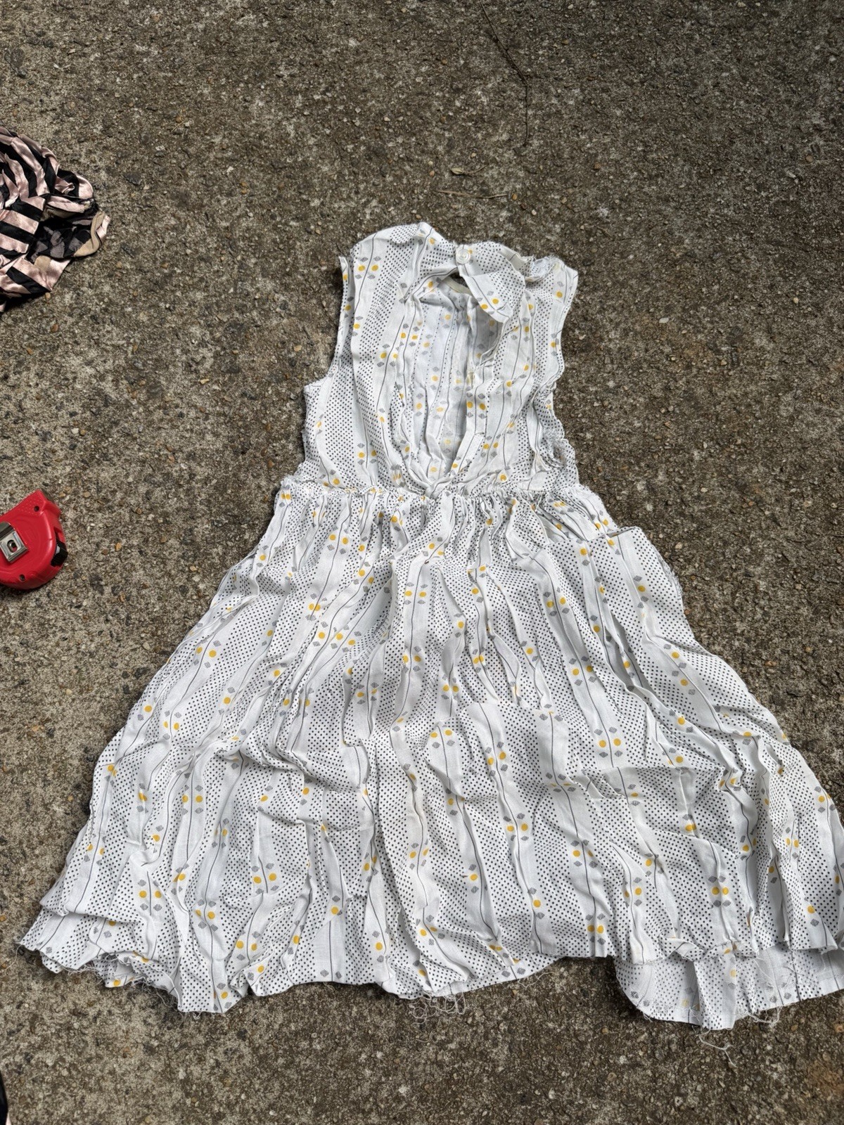 Vintage 40s 50s Dress Lot Rayon Silk Party Dress Mid Century Rockabilly