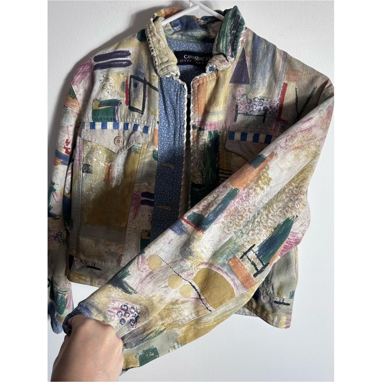 Canvasbacks Vintage Painted Denim Jacket – XS