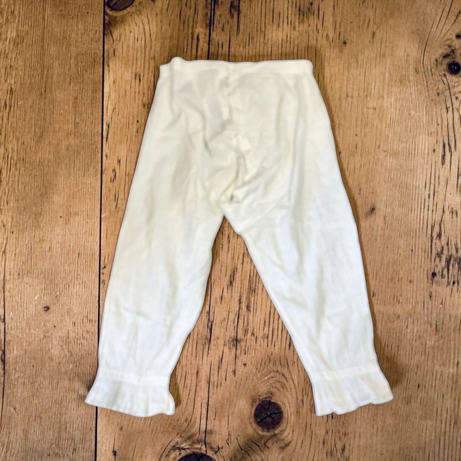 Victorian Cotton Open Crotch Split Leg Pantalettes Bloomers 33” Waist 10 12