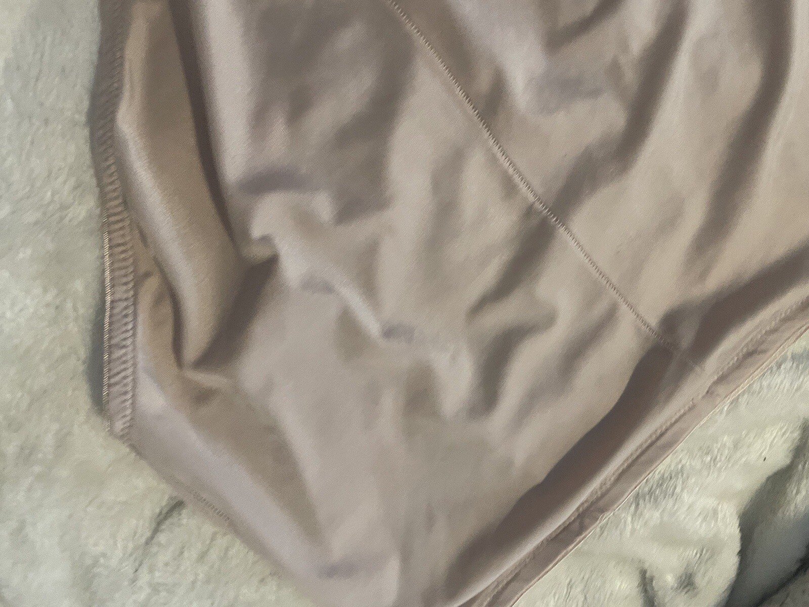 MARILYN MONROE PLUS 1X VNTAGE STRETCHY BEIGE SHAPER PANTY BRIEF~LACE TRIM~ 1X