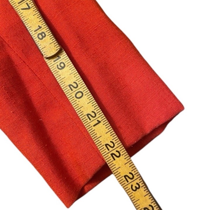 1970’s Vintage The Villager Red Tailored Blazer w Functional Front Pockets Small