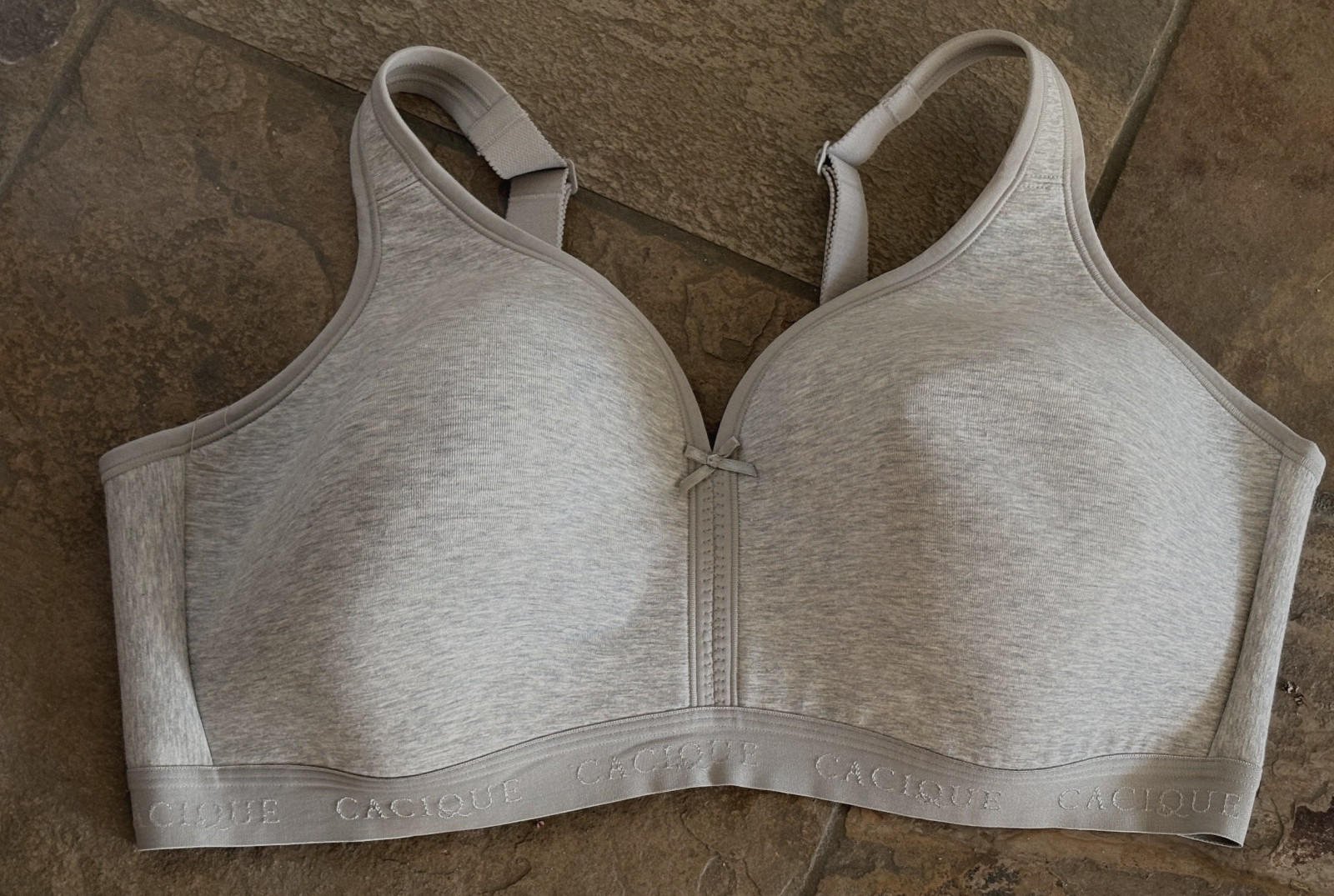 CACIQUE 44DD Dove Gray Formed Lightly Lined No Wire Bra #1118914