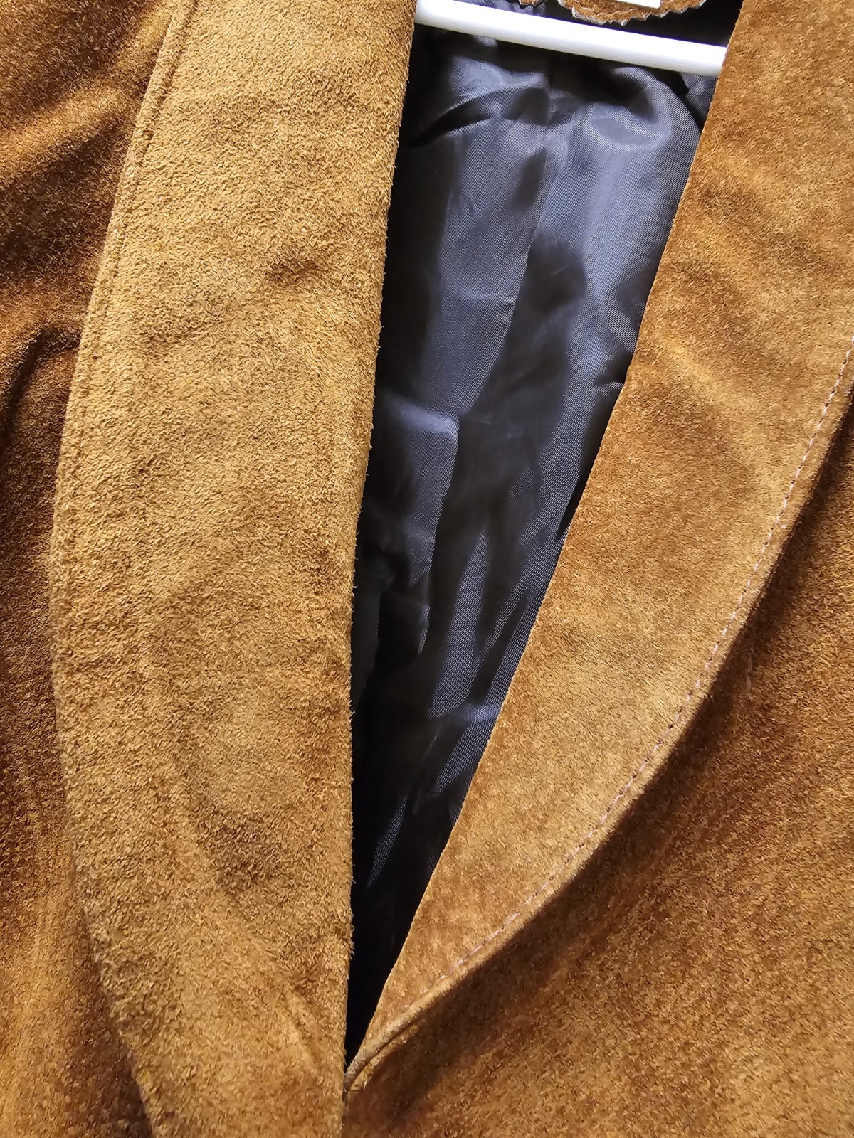 Vintage 1980s DESA Suede leather Jacket & Skirt Set
