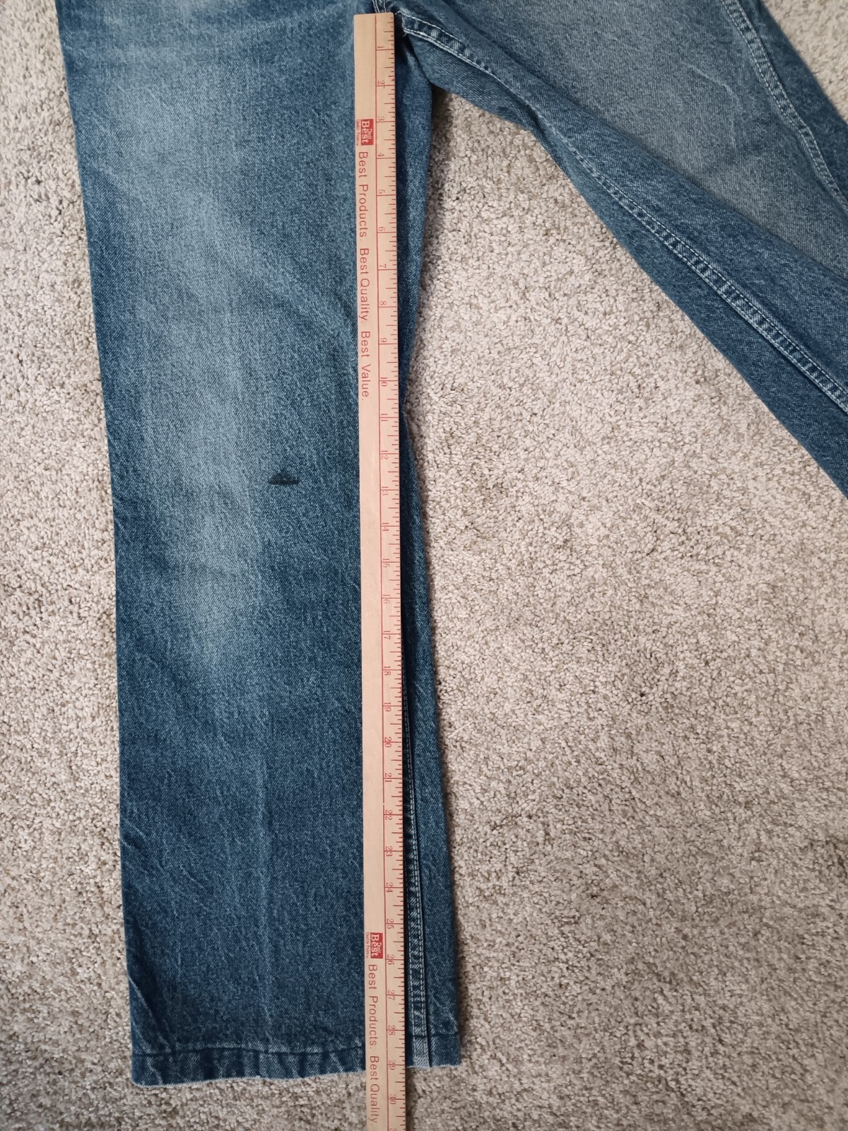 VTG 1980s Kenny Rogers by Karman Jeans Sz 33( 30&Prime;w x 29&Prime;l) USA Western Denim