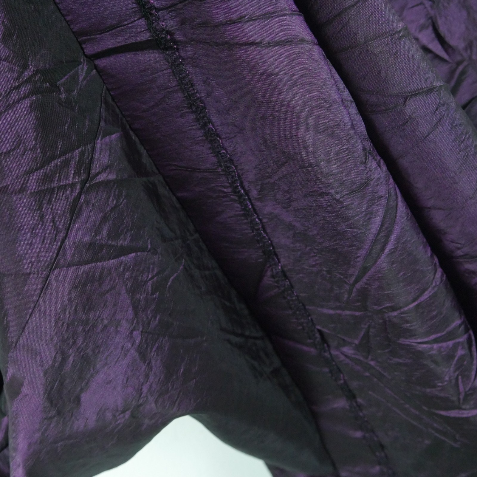 Vintage XXS Maxi Skirt 90s Y2K Iridiscent Purple Whimsigoth Goth Witchy Vamp