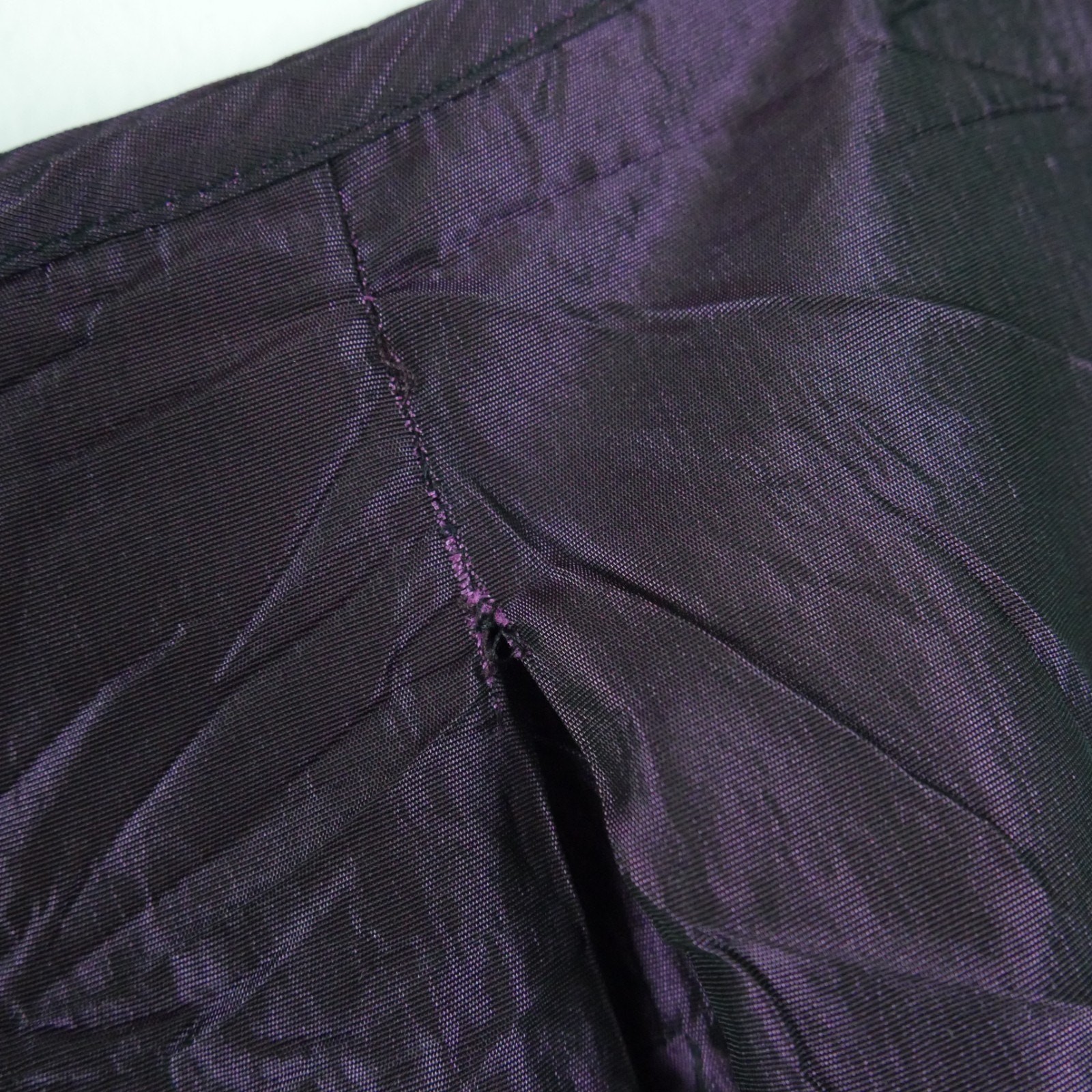 Vintage XXS Maxi Skirt 90s Y2K Iridiscent Purple Whimsigoth Goth Witchy Vamp