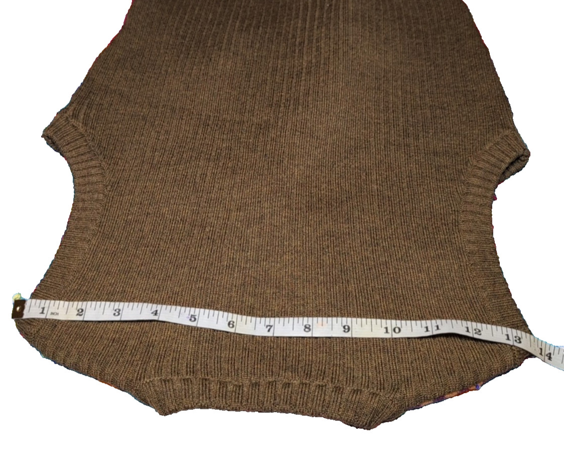 Vintage BAZAR Christian Lacroix Boho Beaded Accent Sweater Vest *See desc for sz