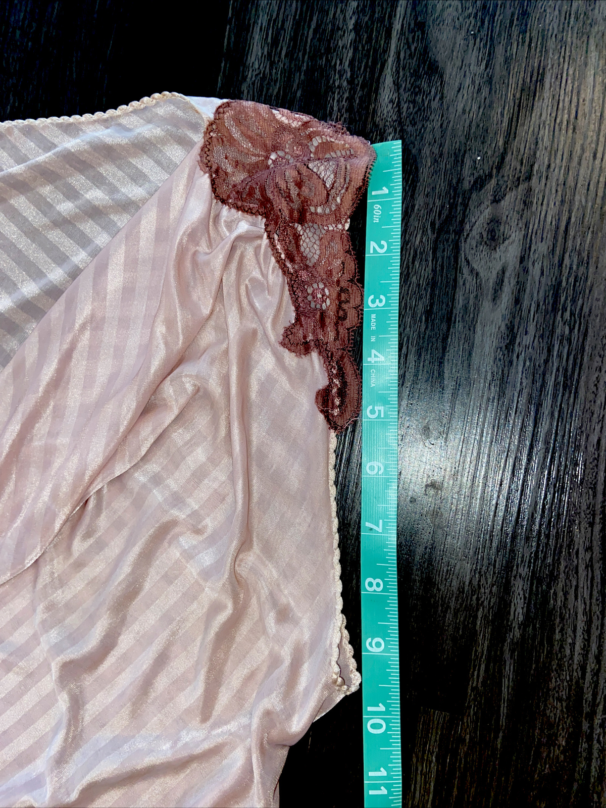 Vintage FLAIR ILGWU Sheer nylon Nightgown Lingerie Hollywood Boudoir Size Medium