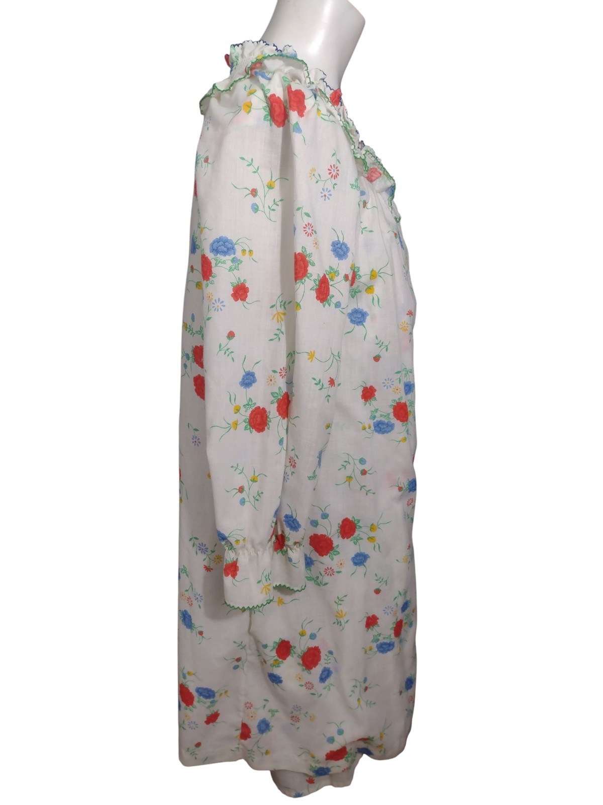 Vtg Gilligan O&rsquo;Malley Floral Smocked Nightgown Robe Set Size S Cottage Prairie