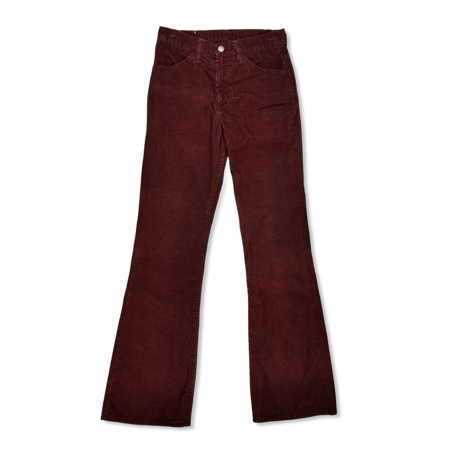 VTG 70s Levi&rsquo;s 646 Corduroy Bell Bottom Flare Pants 1583 White Tab 29×33 (28×32)