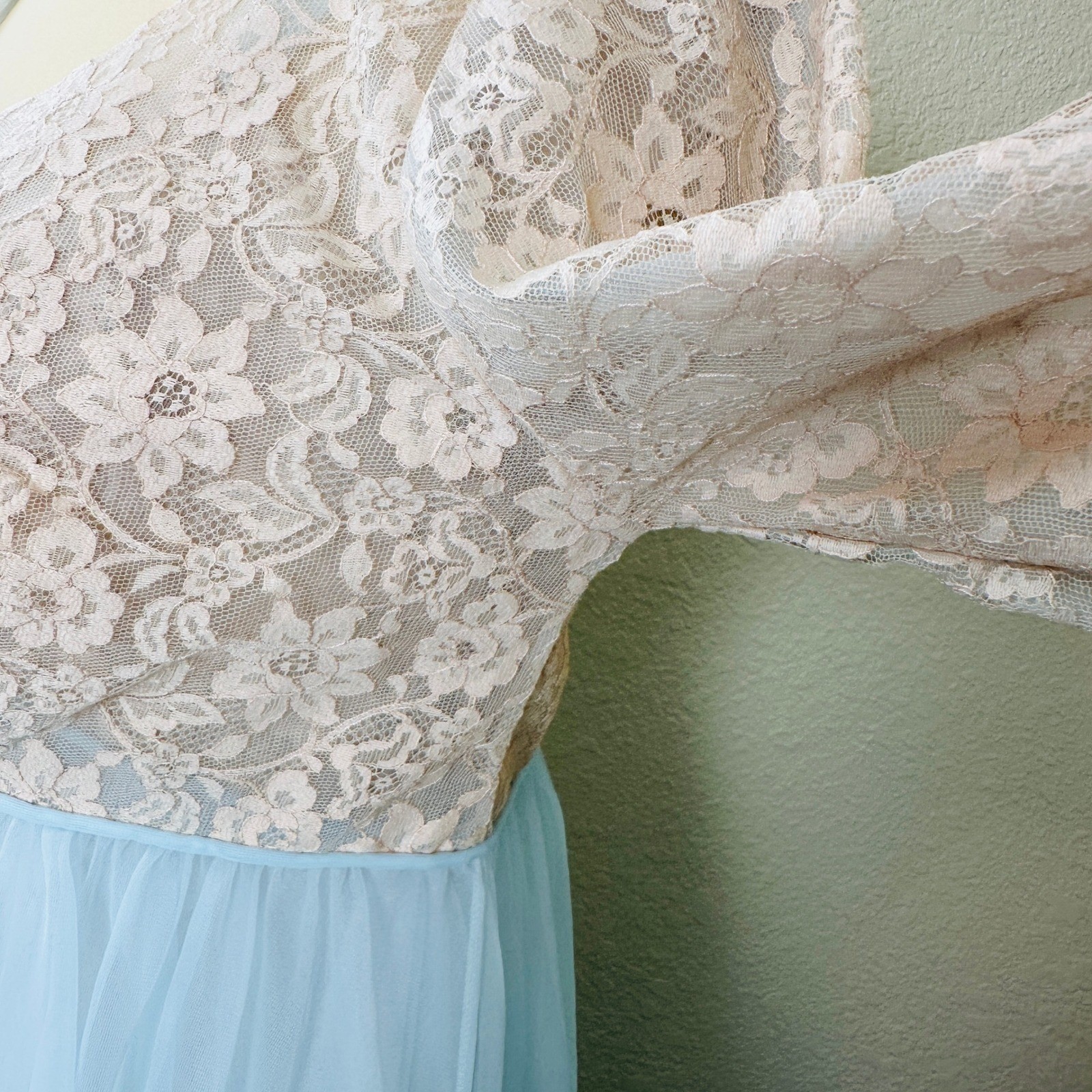 Lisette AL Sterling Vintage Lingerie Gown Maxi Dress Women 38 Romantic Elegant