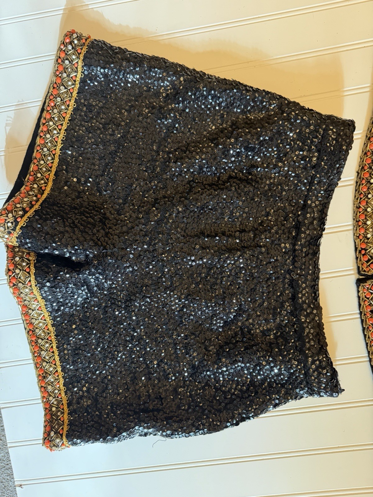 1960’s Beaded And Sequence Vest And Shorts Valentino Style