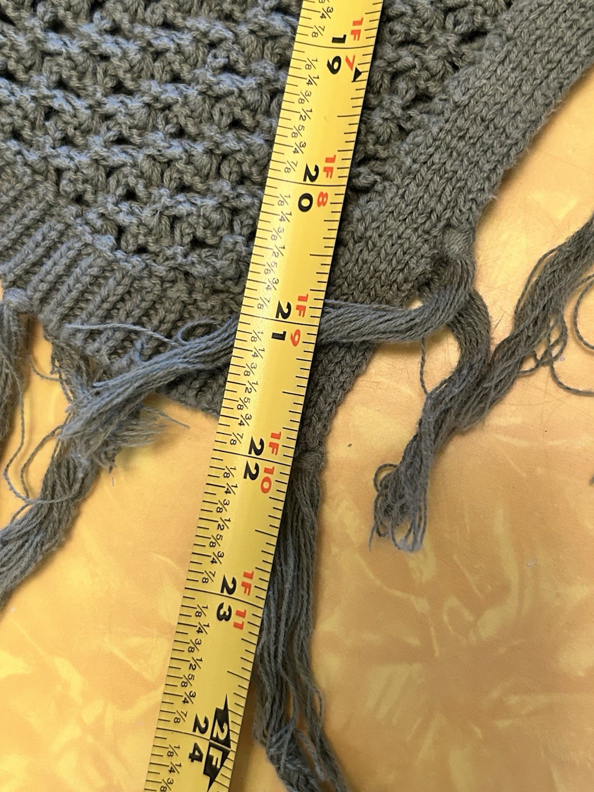 VTG Y2K Mudd Olive Green Crocheted Poncho Womens S/M Boho Festival