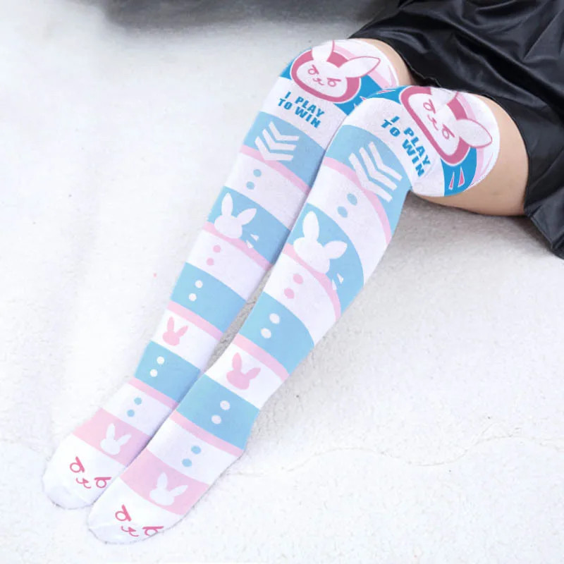 Cat Paw White Long Socks For Female Fashion Cosplay Japanese-Style Lovely Girl