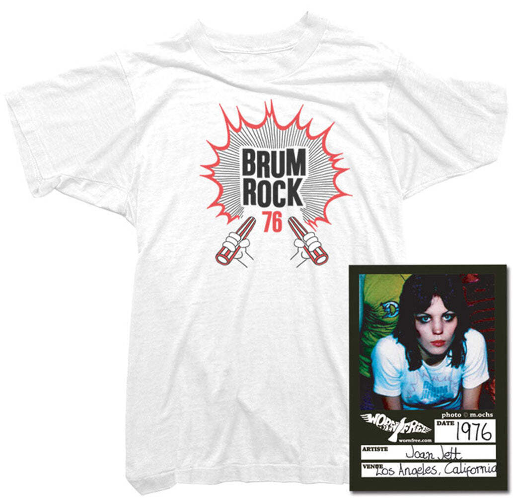 Joan Jett T-Shirt – Brum Rock 76 Tee worn by Joan Jett – Womens